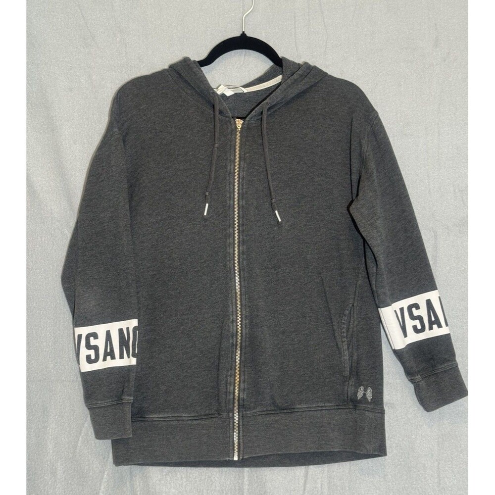 Victoria’s Secret Angel Women’s Hoodie Zip Up Gray Size Medium
